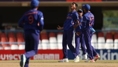 live-u19-wc-final-engvsind england-won-toss-elected-bat-first england-47-for-5, इंग्लैंड की आधी टीम पवेलियन रवाना-48/5(14.1)