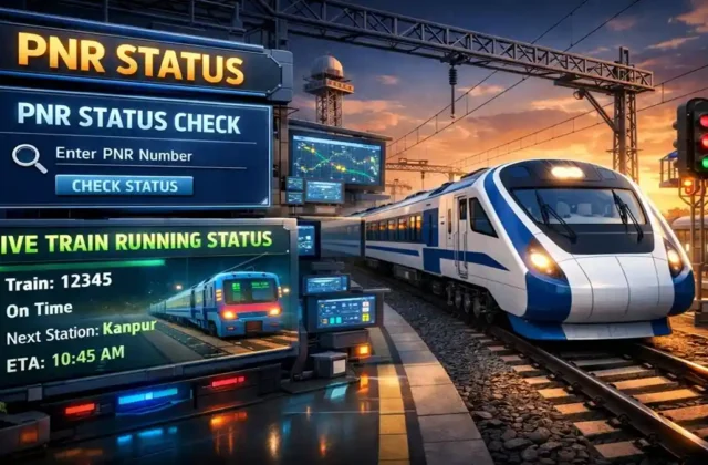 pnr status pnr status check live train running status