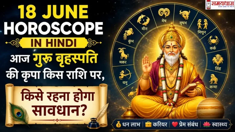 18 June Horoscope in Hindi: आज गुरु बृहस्पति की कृपा किस राशि पर, किसे रहना होगा सावधान?